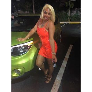 Stick With Me Latex Mini Dress